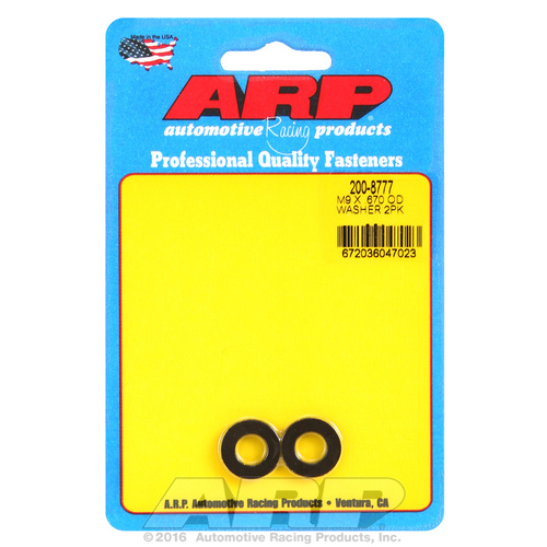 ARP FOR M9 ID .670 OD chamfer black washers