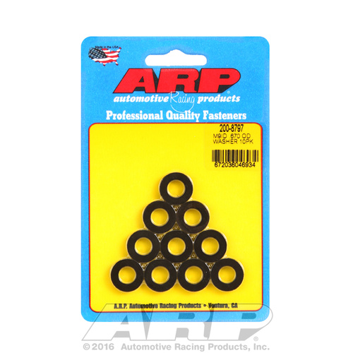 ARP FOR M9 ID .670 OD chamfer black washers