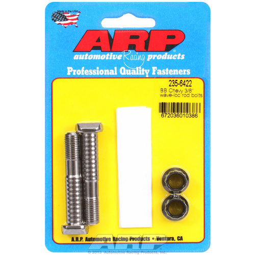 ARP FOR Chevy 3/8  pro wave-loc 2pk rod bolt kit