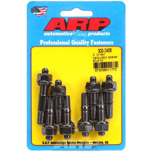 ARP FOR 2  drilled carburetor spacer stud kit
