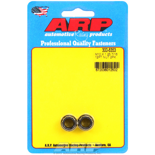 ARP FOR M10 x 1.25  12pt nut kit