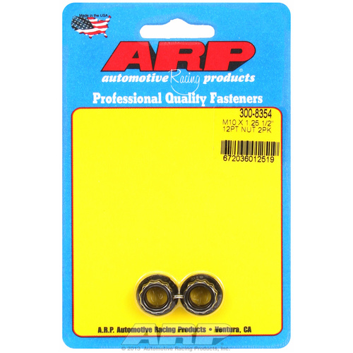 ARP FOR M10 x 1.25  12pt nut kit