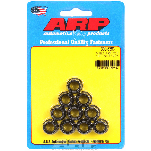 ARP FOR M10 x 1.25  12pt nut kit