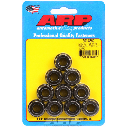 ARP FOR M10 X 1.25 M16 socket 12pt nut kit