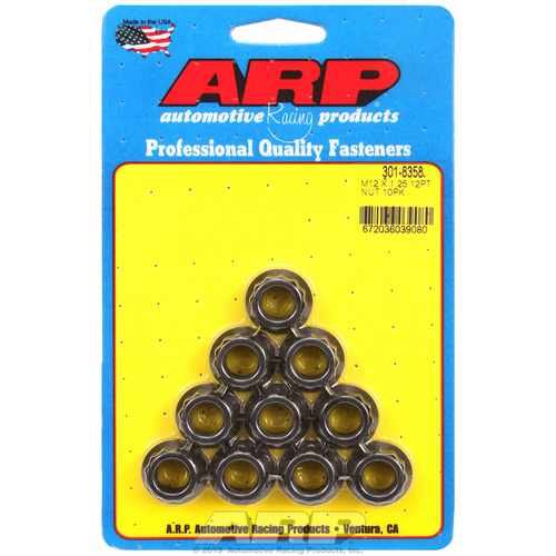 ARP FOR M12 X 1.25 12pt nut kit