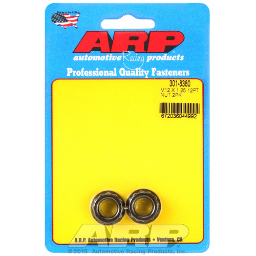 ARP FOR M12 X 1.25 (5/8 wr) 12pt 2pc nut kit