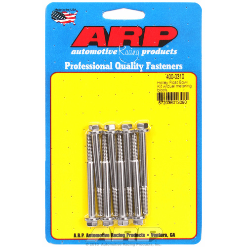 ARP FOR Holley float bowl kit w/duel metering block