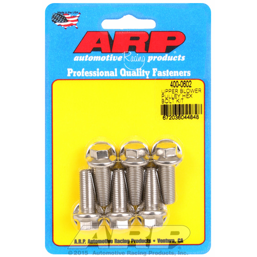 ARP FOR Upper blower pulley SS hex bolt kit