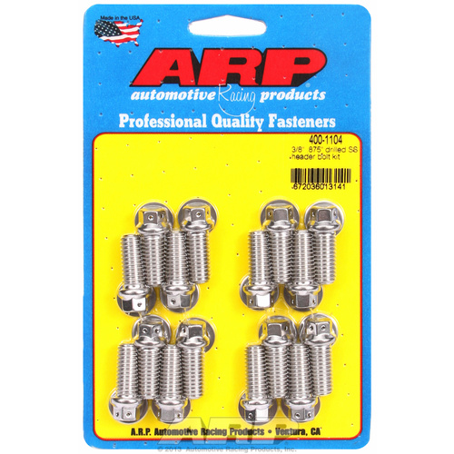 ARP FOR 3/8 x .875 drilled SS header bolt kit
