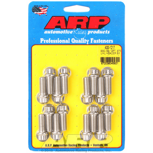 ARP FOR Chevy SS 12pt .875 UHL header bolt kit
