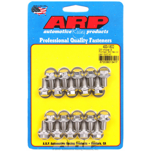 ARP FOR Mopar & Pontiac SS hex oil pan bolt kit