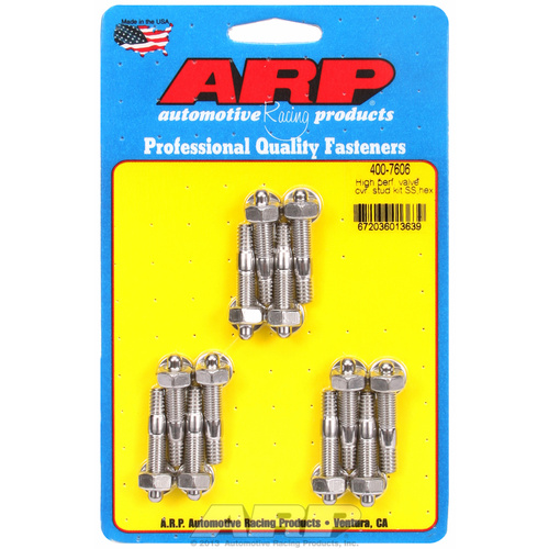 ARP FOR Hi-perf SS hex valve cover stud kit