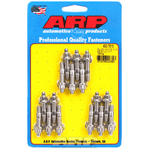ARP FOR Cast alum covers SS 12pt valve cover stud kit/16pc