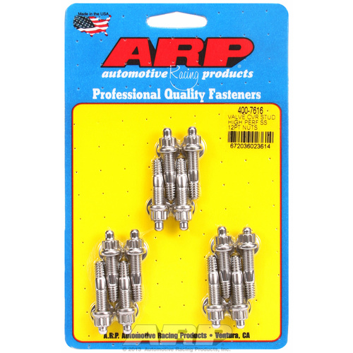 ARP FOR Hi-perf SS 12pt valve cover stud kit/12pc