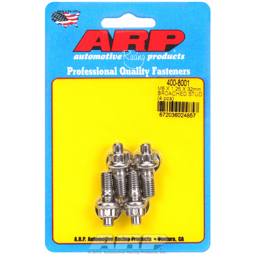 ARP FOR M8 X 1.25 X 32mm broached stud kit - 4pcs