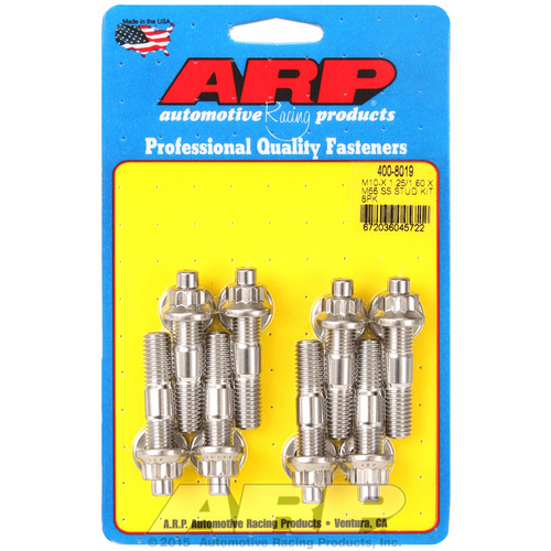 ARP FOR M10 X 1.25/1.50 X 55mm broached stud kit 8pcs
