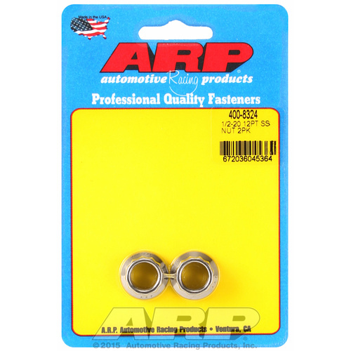 ARP FOR 1/2-20 SS 12pt nut kit