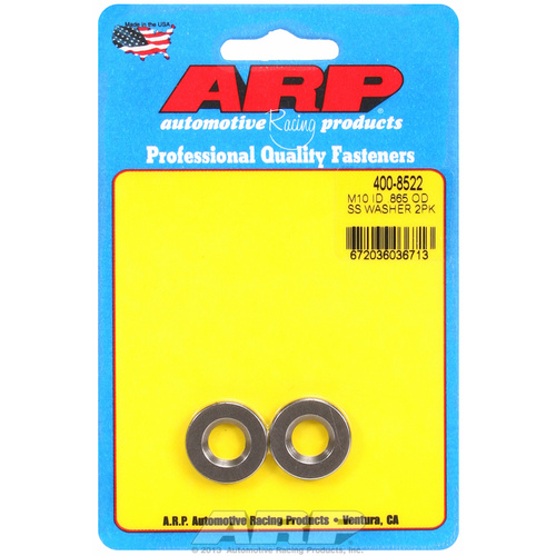 ARP FOR M10 ID .865 OD SS washers