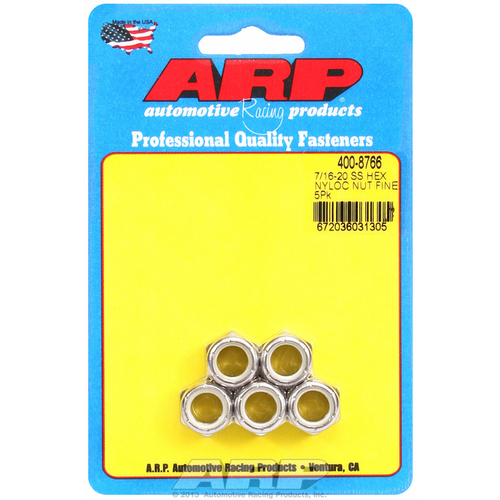 ARP FOR 7/16-20 SS fine hex nut kit
