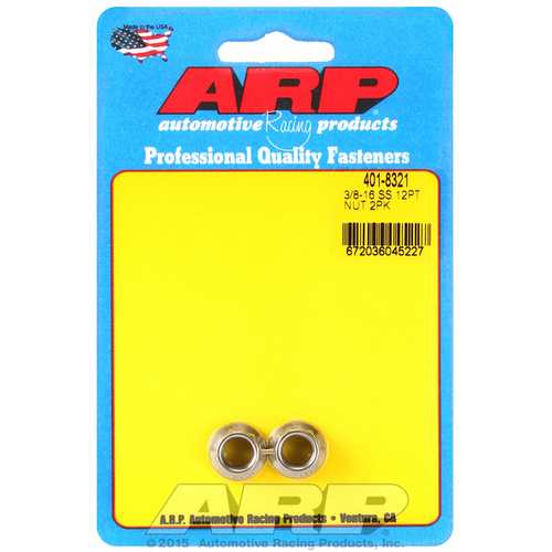 ARP FOR 3/8-16 SS 12pt nut kit