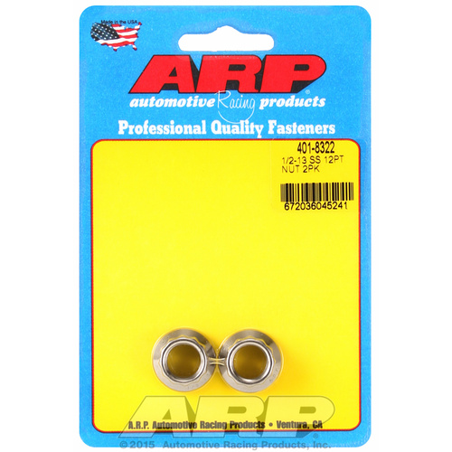ARP FOR 1/2-13 SS 12pt nut kit