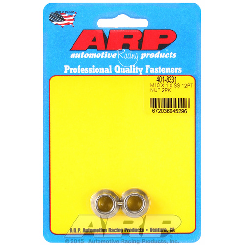 ARP FOR M10 X 1.0 SS 12pt nut kit