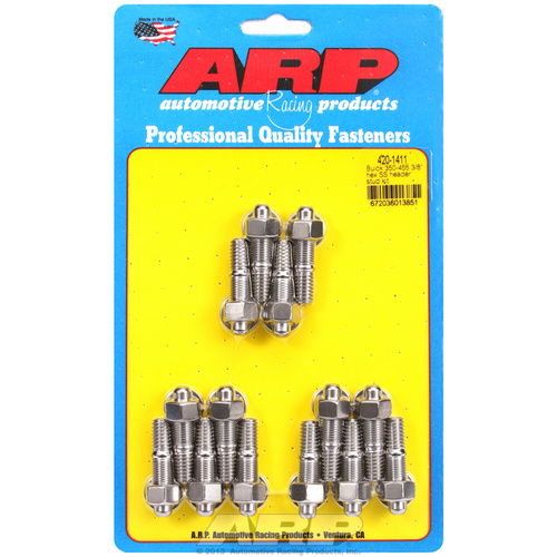 ARP FOR Buick 350-455 3/8  SS hex header stud kit