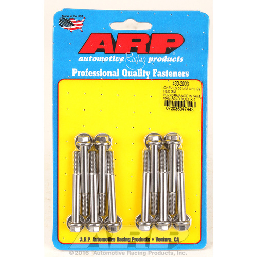 ARP FOR Chevy LS 55mm UHL hex GM Performance intake manifold bolt kit