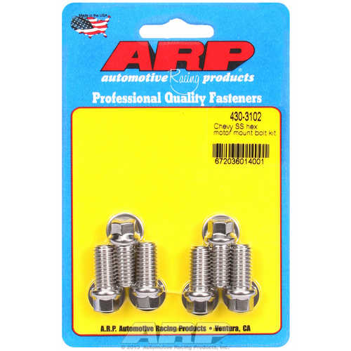 ARP FOR Chevy SS hex motor mount bolt kit