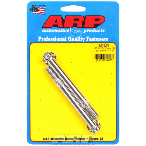 ARP FOR & Chevy 3/8 12pt SS pro stock & hi-torque starter bolt kit