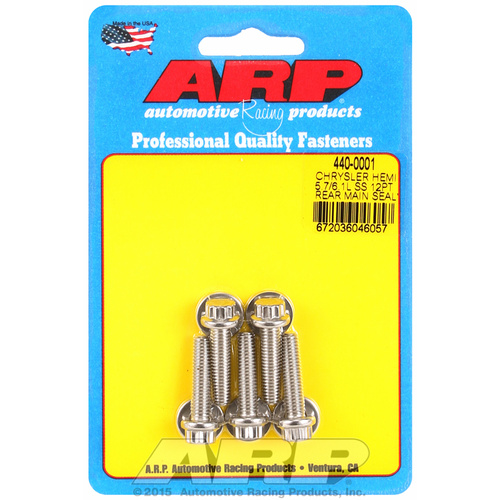ARP FOR Chrysler hemi 5.7/6.1L SS 12pt rear main seal plate bolt kit