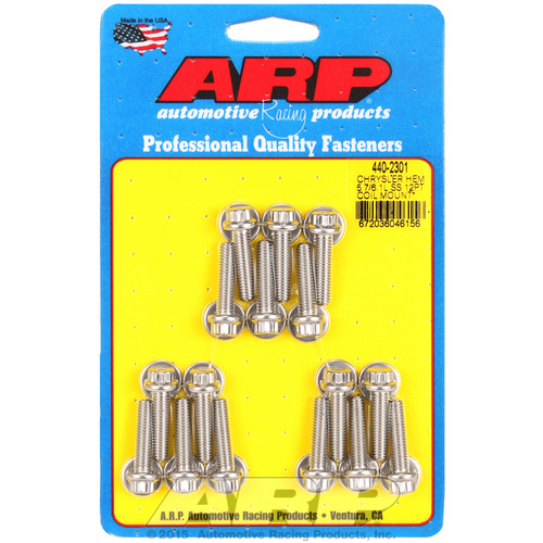 ARP FOR Chrysler hemi 5.7/6.1L SS 12pt coil mount bolt kit