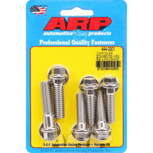 ARP FOR Chrysler 273-360 wedge SS hex bellhousing bolt kit