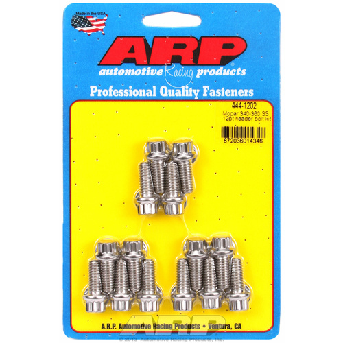 ARP FOR Mopar 340-360 SS 12pt header bolt kit