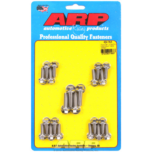 ARP FOR Ford 351/w/factory hold down rails/oil pan bolt kit