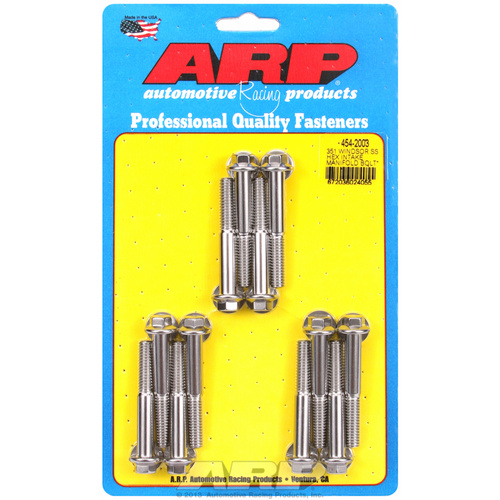 ARP FOR Ford 351W SS hex intake manifold bolt kit