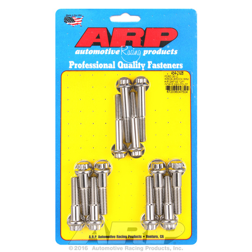 ARP FOR Ford 351C w/Edelbrock RPM air gap 12pt intake manifold bolt kit