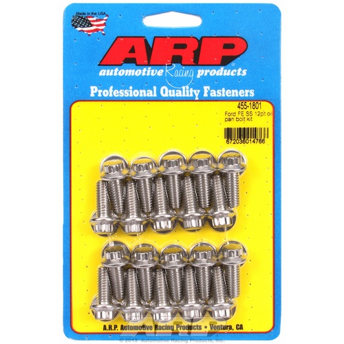 ARP FOR Ford FE SS 12pt oil pan bolt kit