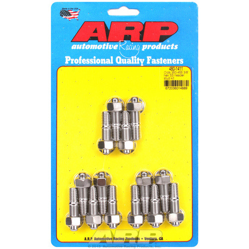 ARP FOR Olds 350-455 3/8  hex SS header stud kit