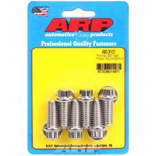 ARP FOR Pontiac SS 12pt motor mount bolt kit