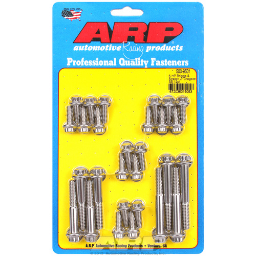 ARP FOR 5 HP Briggs & Straton Jr Dragster SS 12pt acc kit