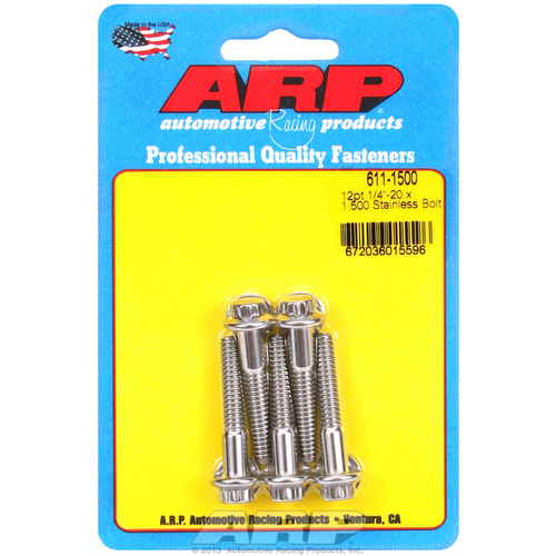 ARP FOR 1/4-20 x 1.500 12pt SS bolts