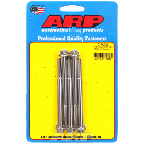 ARP FOR 1/4-20 x 3.500 12pt SS bolts