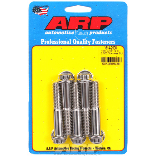 ARP FOR 7/16-14 X 2.500 12pt 1/2 wrenching SS bolts