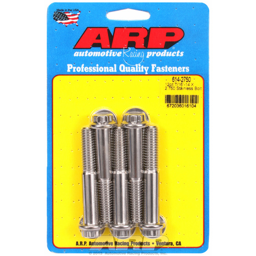 ARP FOR 7/16-14 X 2.750 12pt 1/2 wrenching SS bolts
