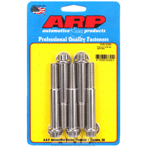 ARP FOR 7/16-14 X 3.250 12pt SS bolts