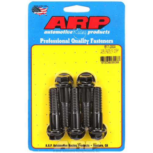 ARP FOR 1/2-13 x 2.000 hex black oxide bolts