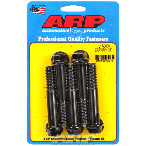 ARP FOR 1/2-13 x 3.000 hex black oxide bolts