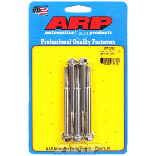 ARP FOR 1/4-20 x 3.250 hex SS bolts