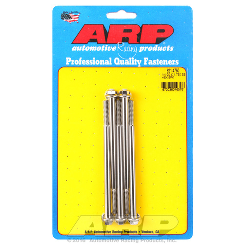 ARP FOR 1/4-20 x 4.750 hex SS bolts